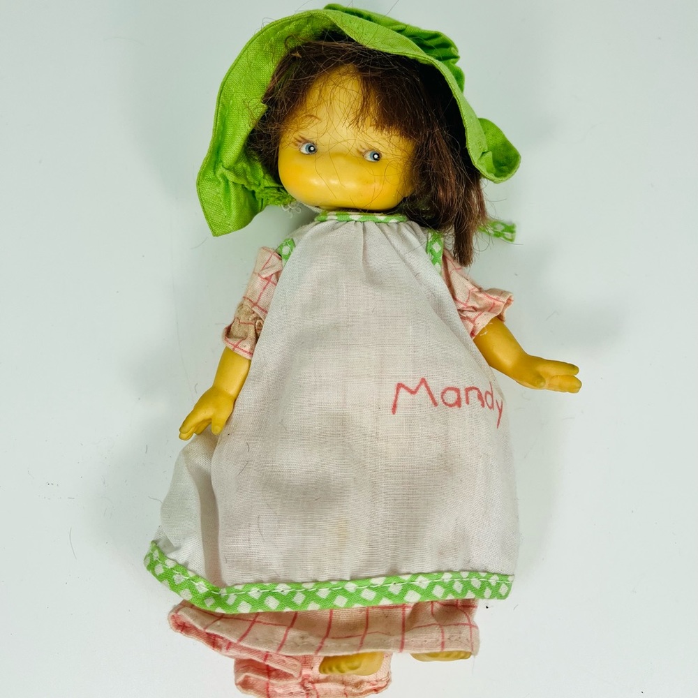 Vintage 1975 Knickerbocker Sunbonnet Babies 7” Mandy Doll